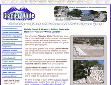Tablet Screenshot of glacierwhite.com